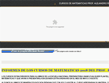 Tablet Screenshot of cursosalejandro.com